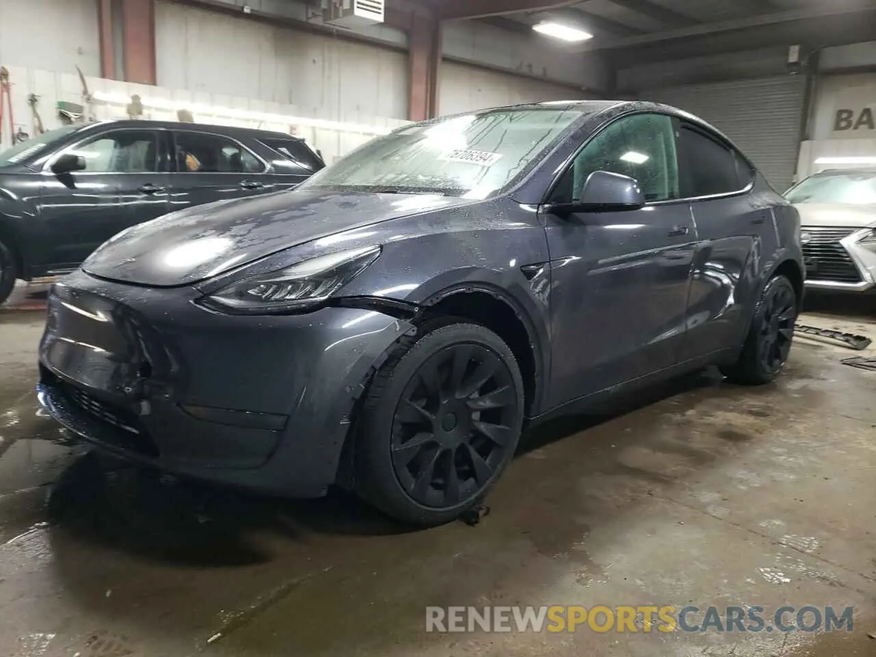 1 Фотография поврежденного автомобиля 5YJYGDEE1MF100254 TESLA MODEL Y 2021