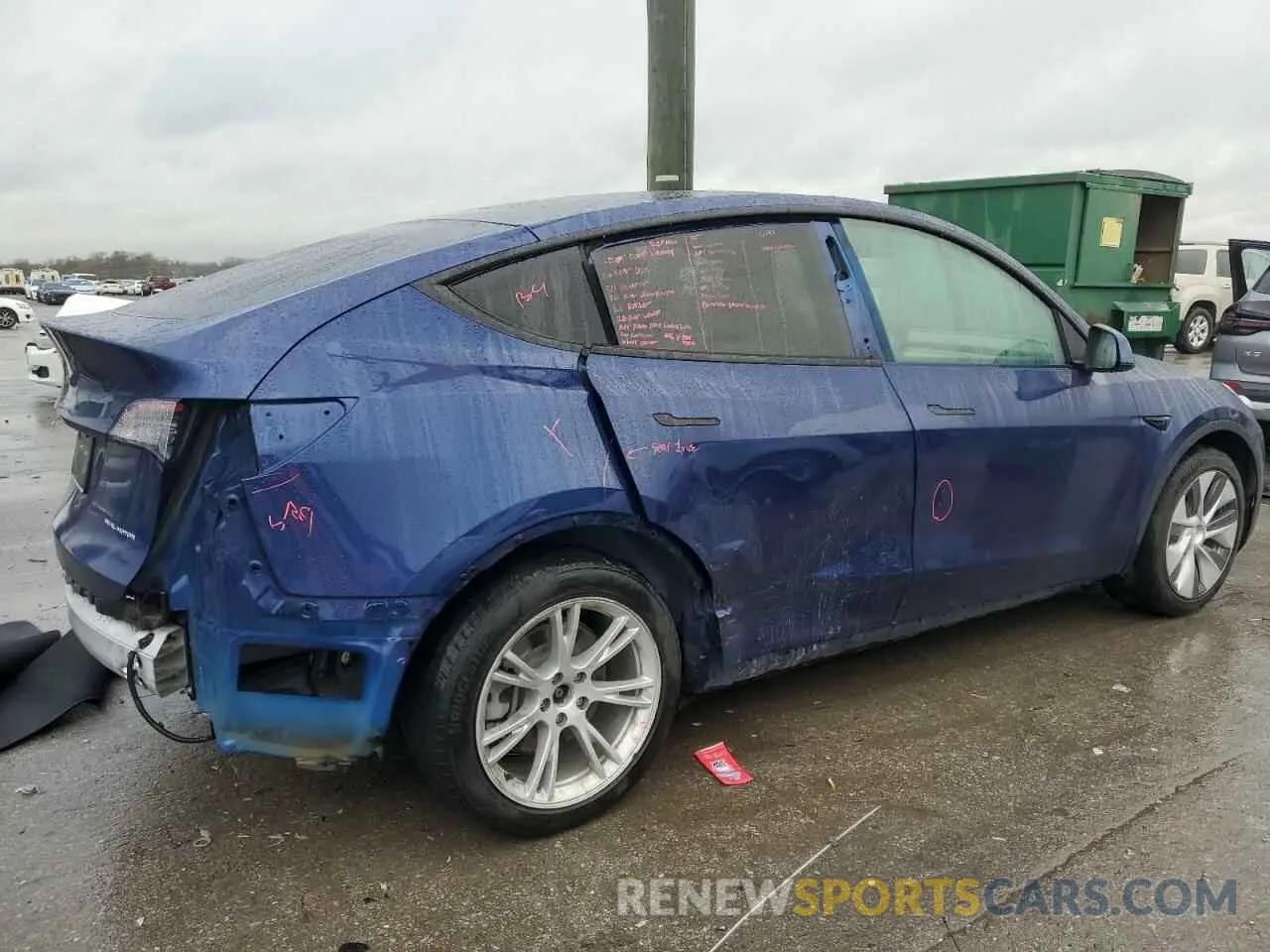 3 Фотография поврежденного автомобиля 5YJYGDEE1MF108855 TESLA MODEL Y 2021