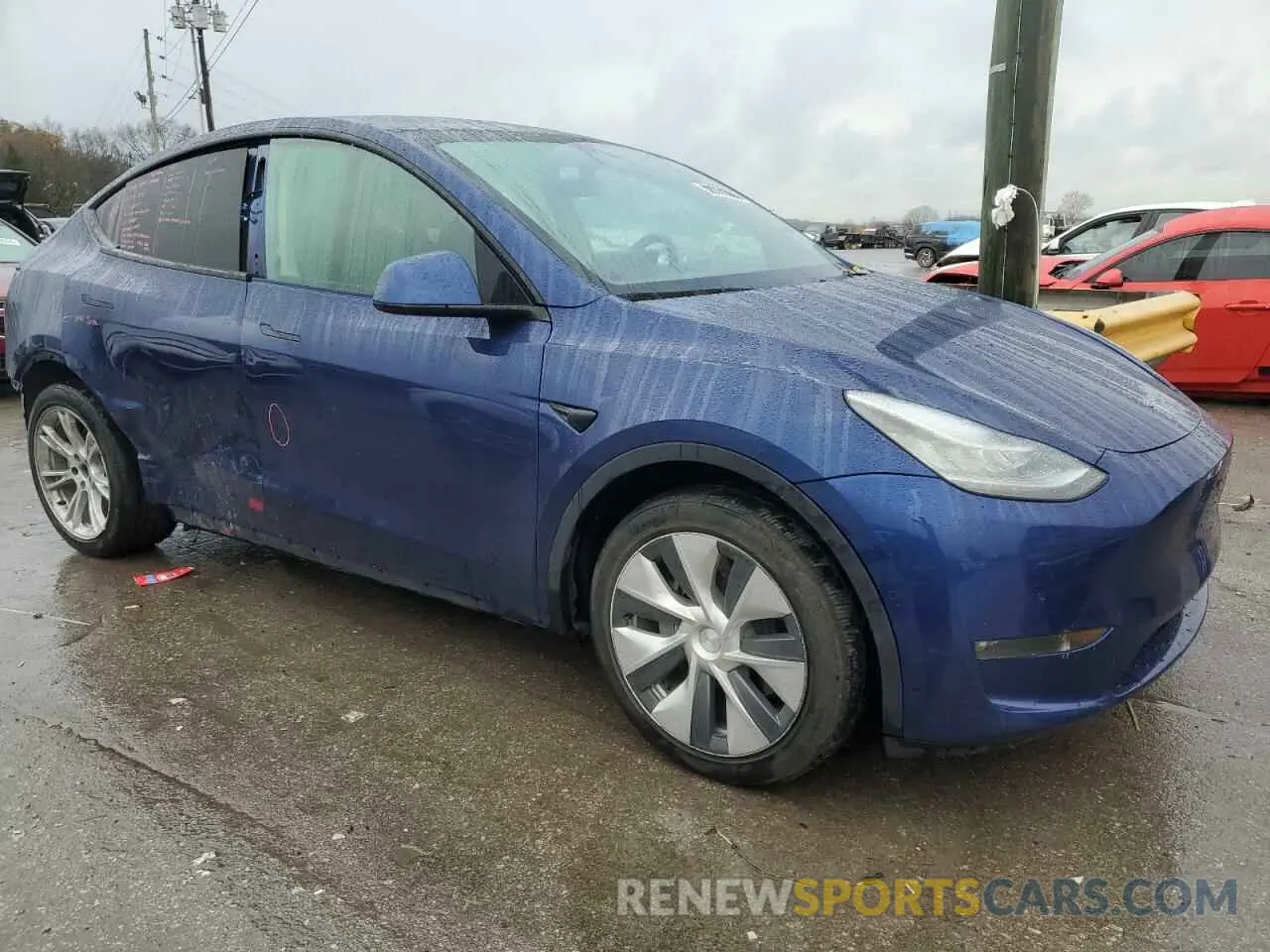 4 Фотография поврежденного автомобиля 5YJYGDEE1MF108855 TESLA MODEL Y 2021