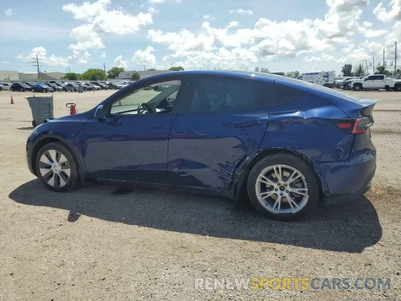 2 Фотография поврежденного автомобиля 5YJYGDEE1MF114171 TESLA MODEL Y 2021