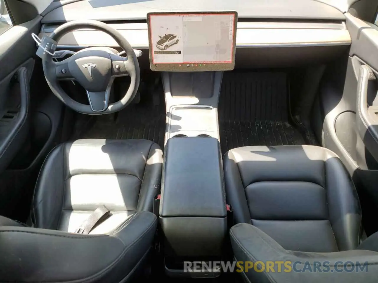8 Photograph of a damaged car 5YJYGDEE1MF131536 TESLA MODEL Y 2021