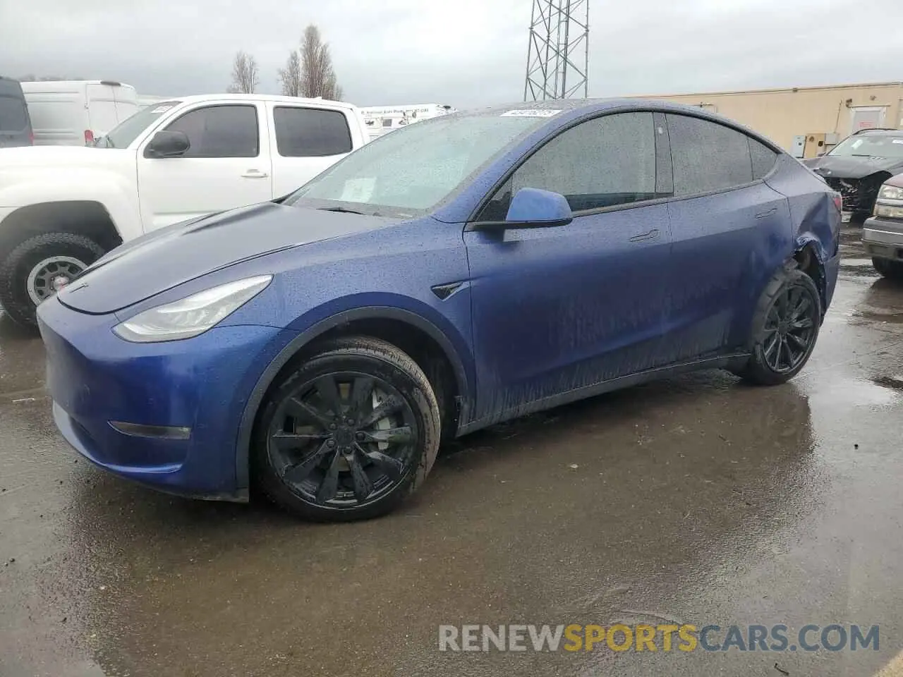 1 Фотография поврежденного автомобиля 5YJYGDEE1MF148854 TESLA MODEL Y 2021