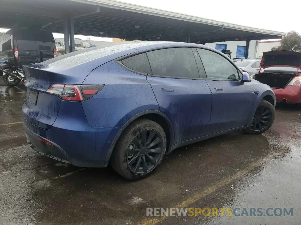 3 Фотография поврежденного автомобиля 5YJYGDEE1MF148854 TESLA MODEL Y 2021