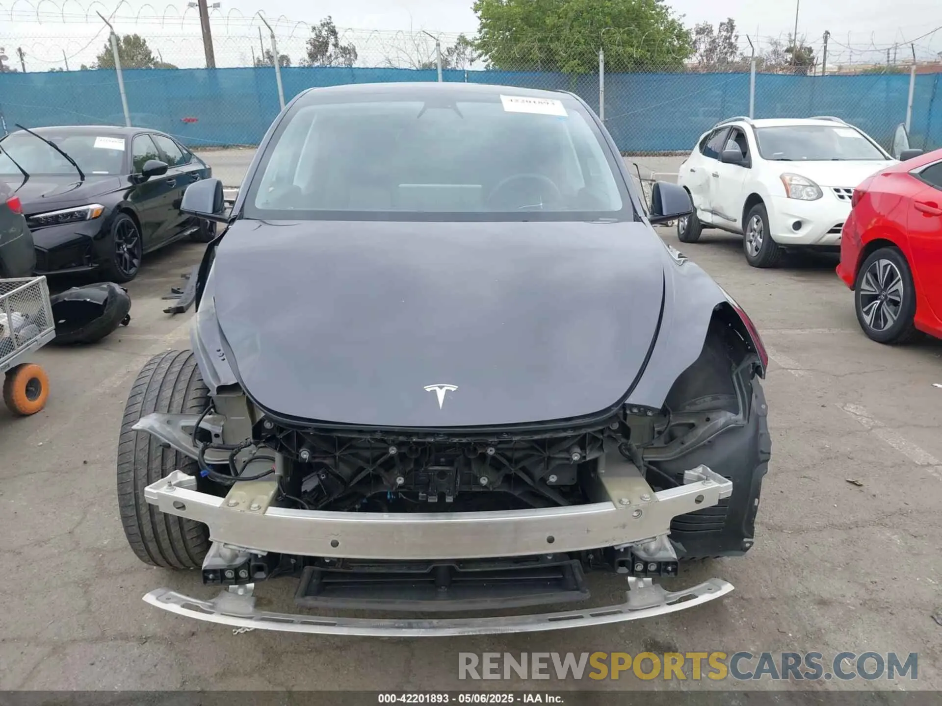 13 Фотография поврежденного автомобиля 5YJYGDEE1MF217929 TESLA MODEL Y 2021