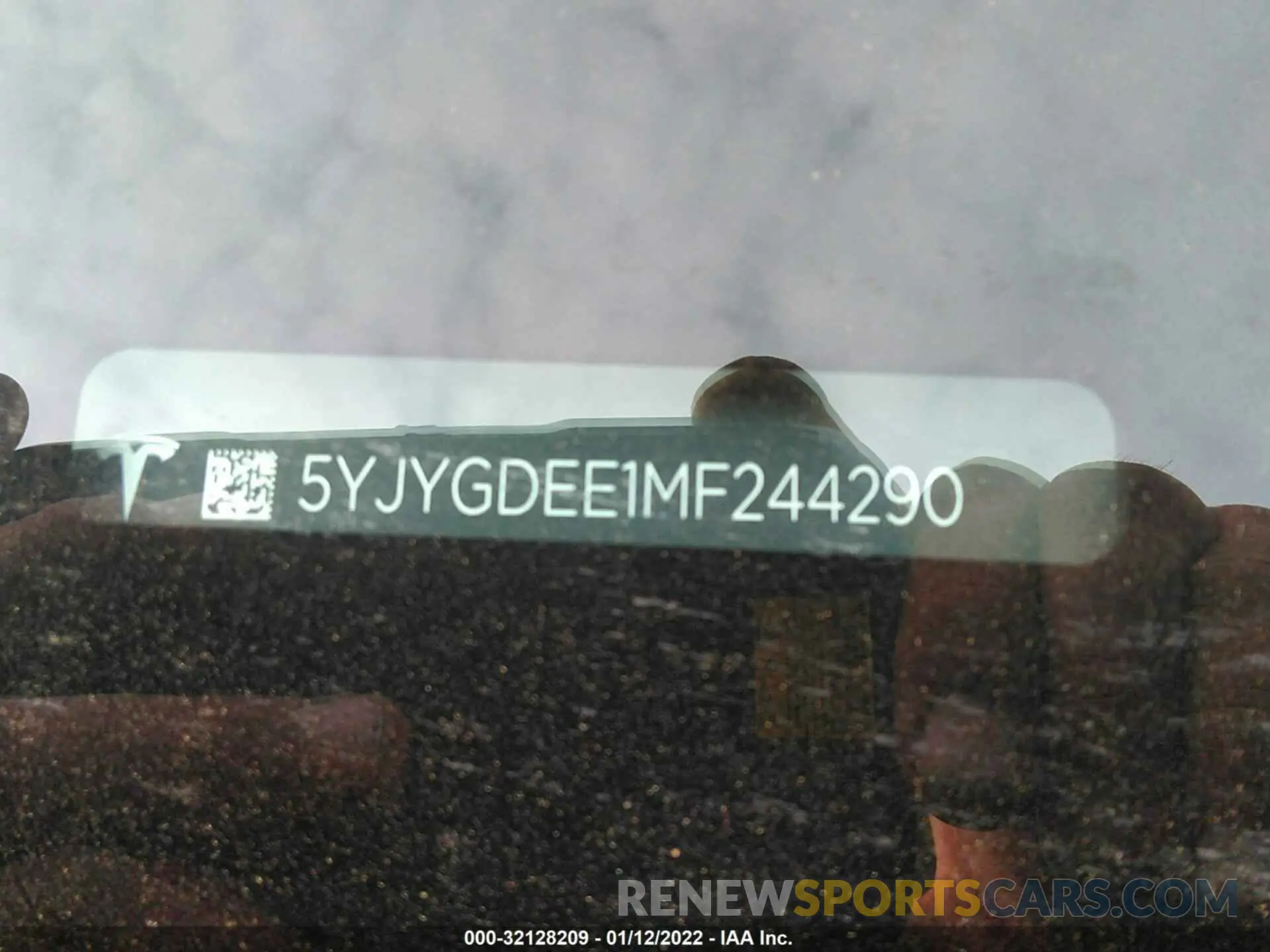 9 Photograph of a damaged car 5YJYGDEE1MF244290 TESLA MODEL Y 2021