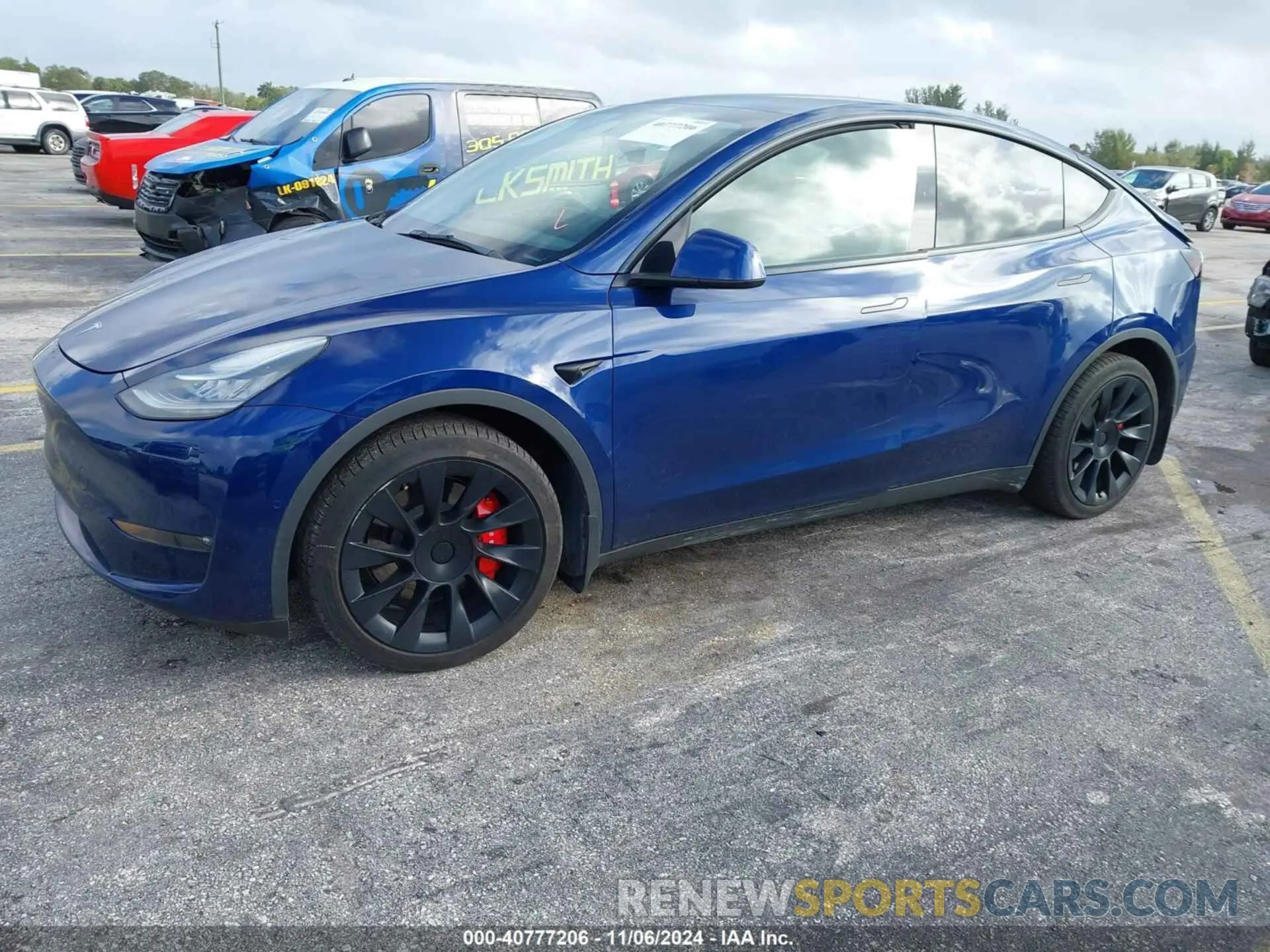 2 Фотография поврежденного автомобиля 5YJYGDEE1MF259615 TESLA MODEL Y 2021