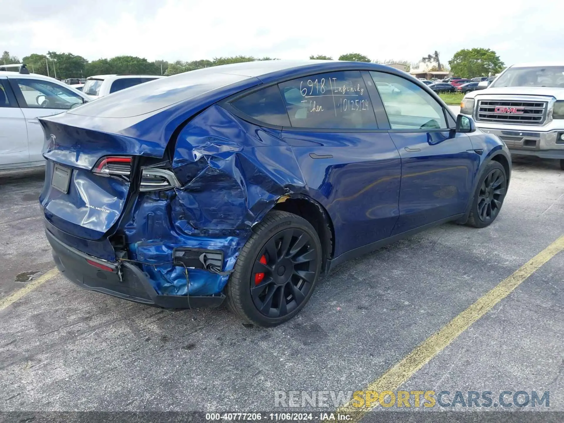 4 Фотография поврежденного автомобиля 5YJYGDEE1MF259615 TESLA MODEL Y 2021