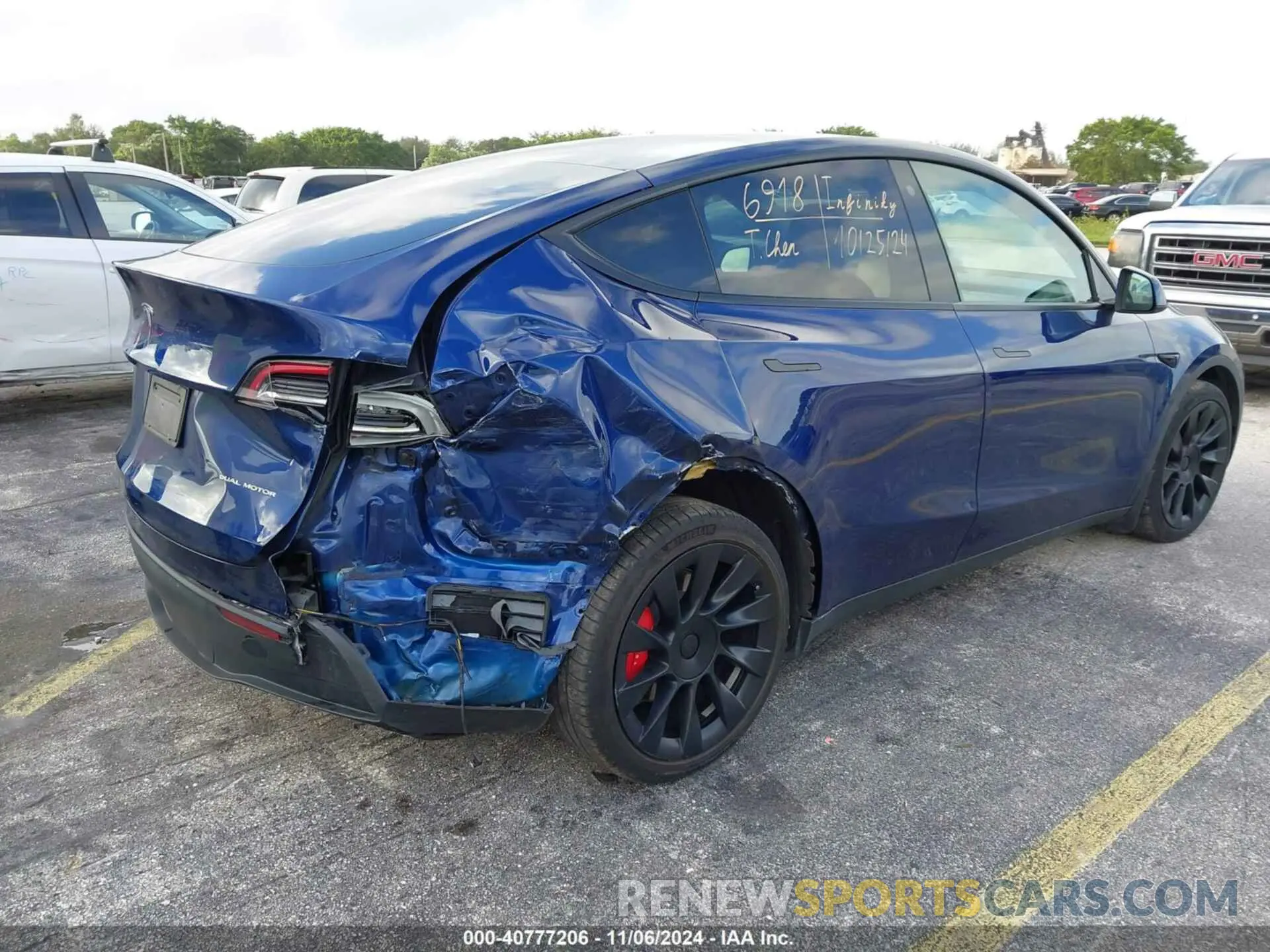 6 Фотография поврежденного автомобиля 5YJYGDEE1MF259615 TESLA MODEL Y 2021