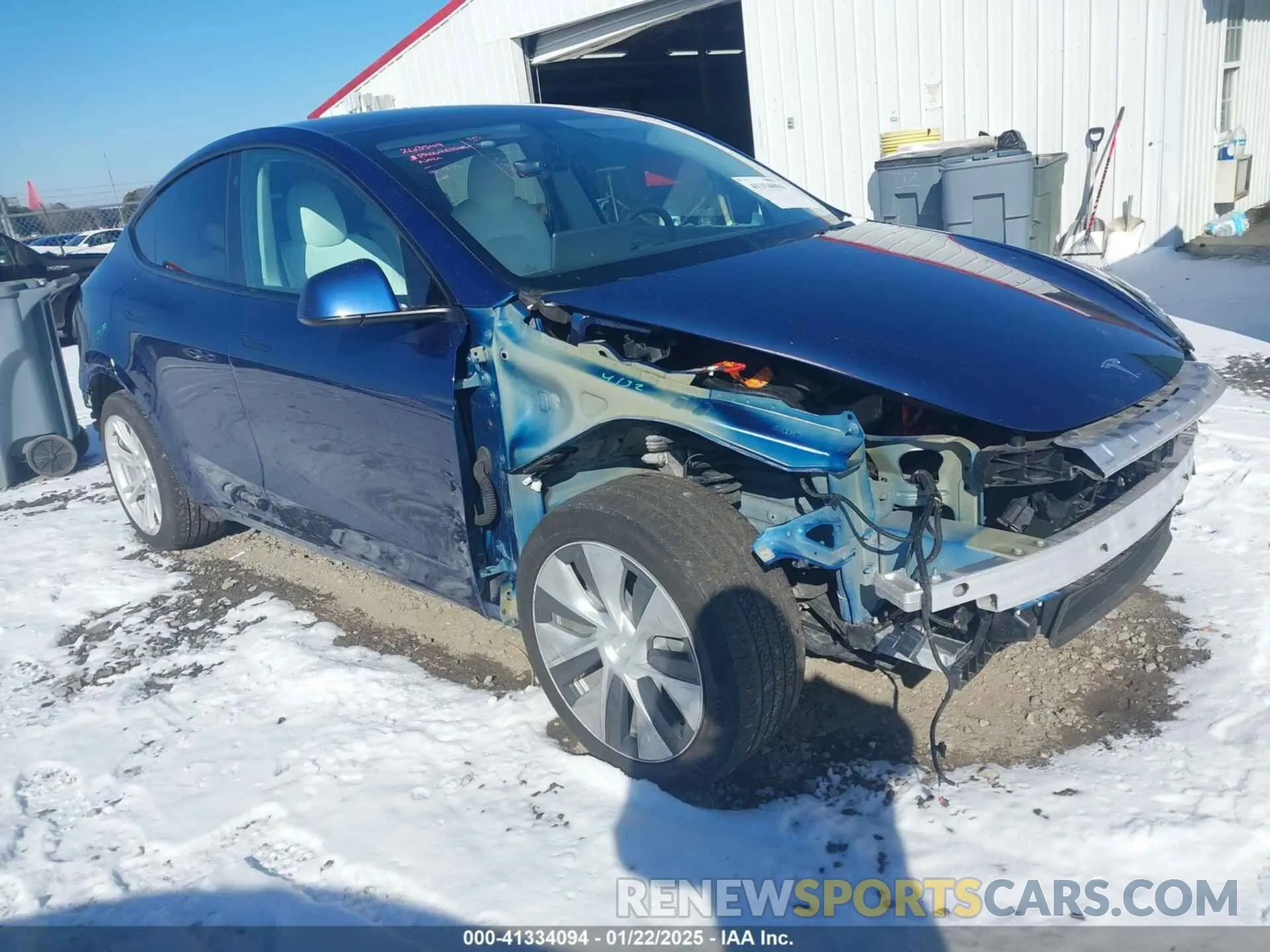1 Фотография поврежденного автомобиля 5YJYGDEE1MF263549 TESLA MODEL Y 2021