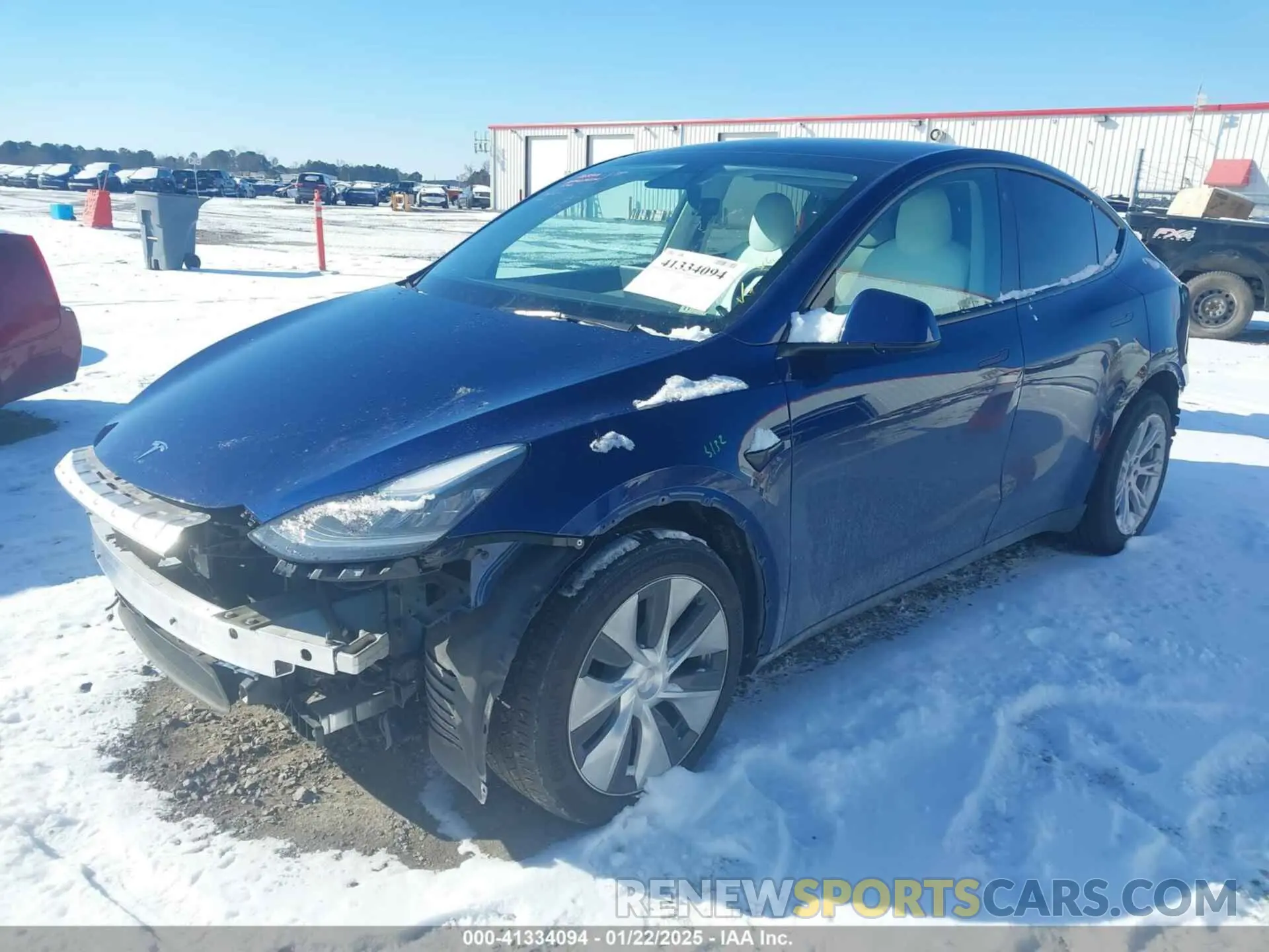 2 Фотография поврежденного автомобиля 5YJYGDEE1MF263549 TESLA MODEL Y 2021