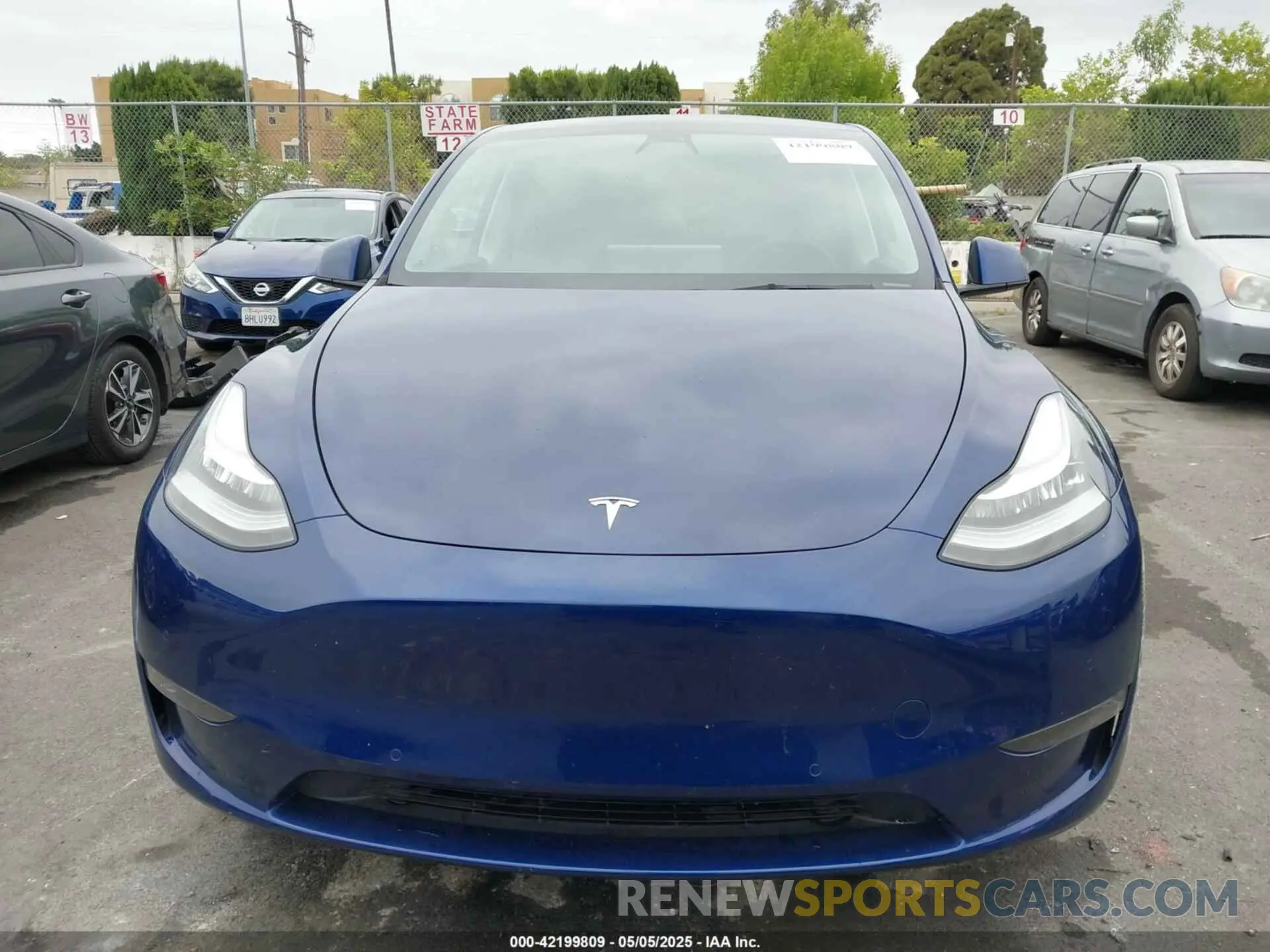13 Фотография поврежденного автомобиля 5YJYGDEE1MF282196 TESLA MODEL Y 2021