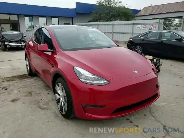 14 Фотография поврежденного автомобиля 5YJYGDEE1MF285454 TESLA MODEL Y 2021