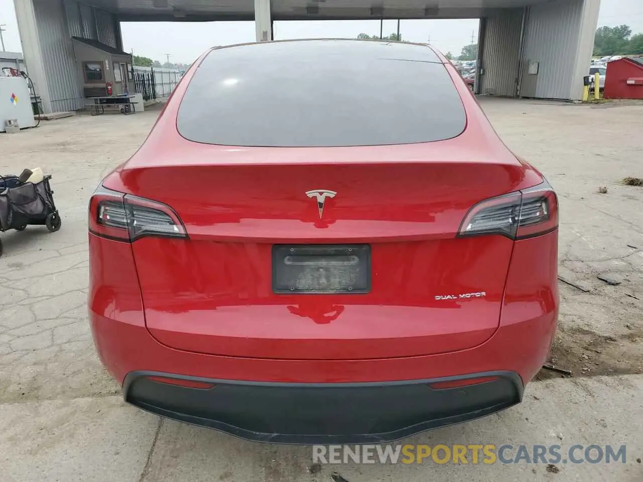 6 Фотография поврежденного автомобиля 5YJYGDEE1MF285454 TESLA MODEL Y 2021