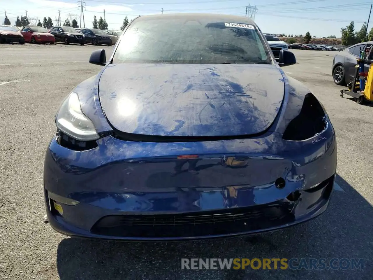 5 Фотография поврежденного автомобиля 5YJYGDEE1MF287866 TESLA MODEL Y 2021