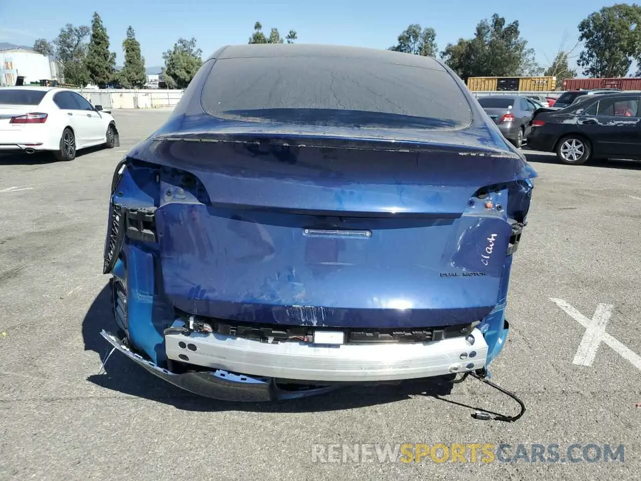 6 Фотография поврежденного автомобиля 5YJYGDEE1MF287866 TESLA MODEL Y 2021