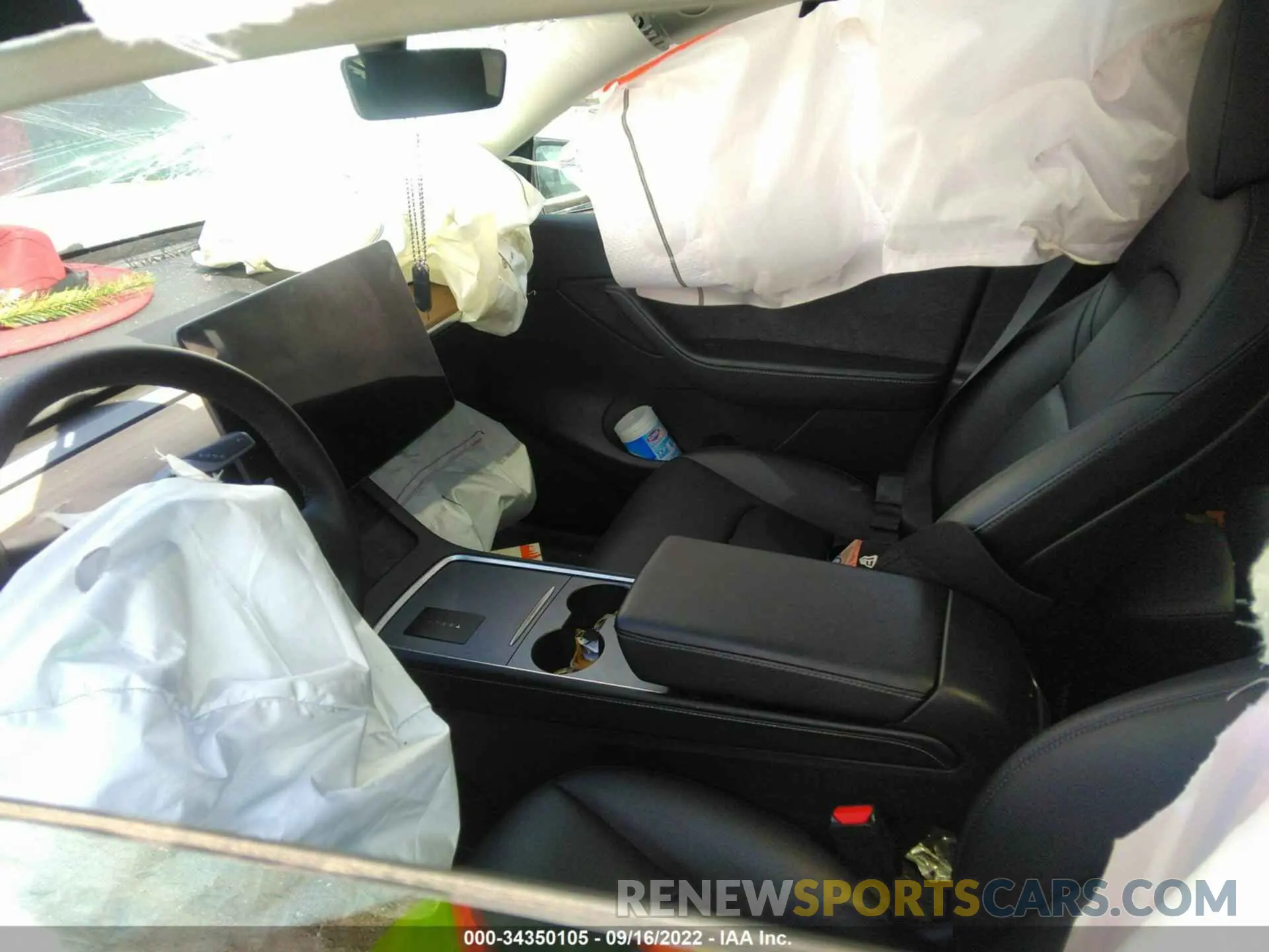 5 Photograph of a damaged car 5YJYGDEE1MF293604 TESLA MODEL Y 2021