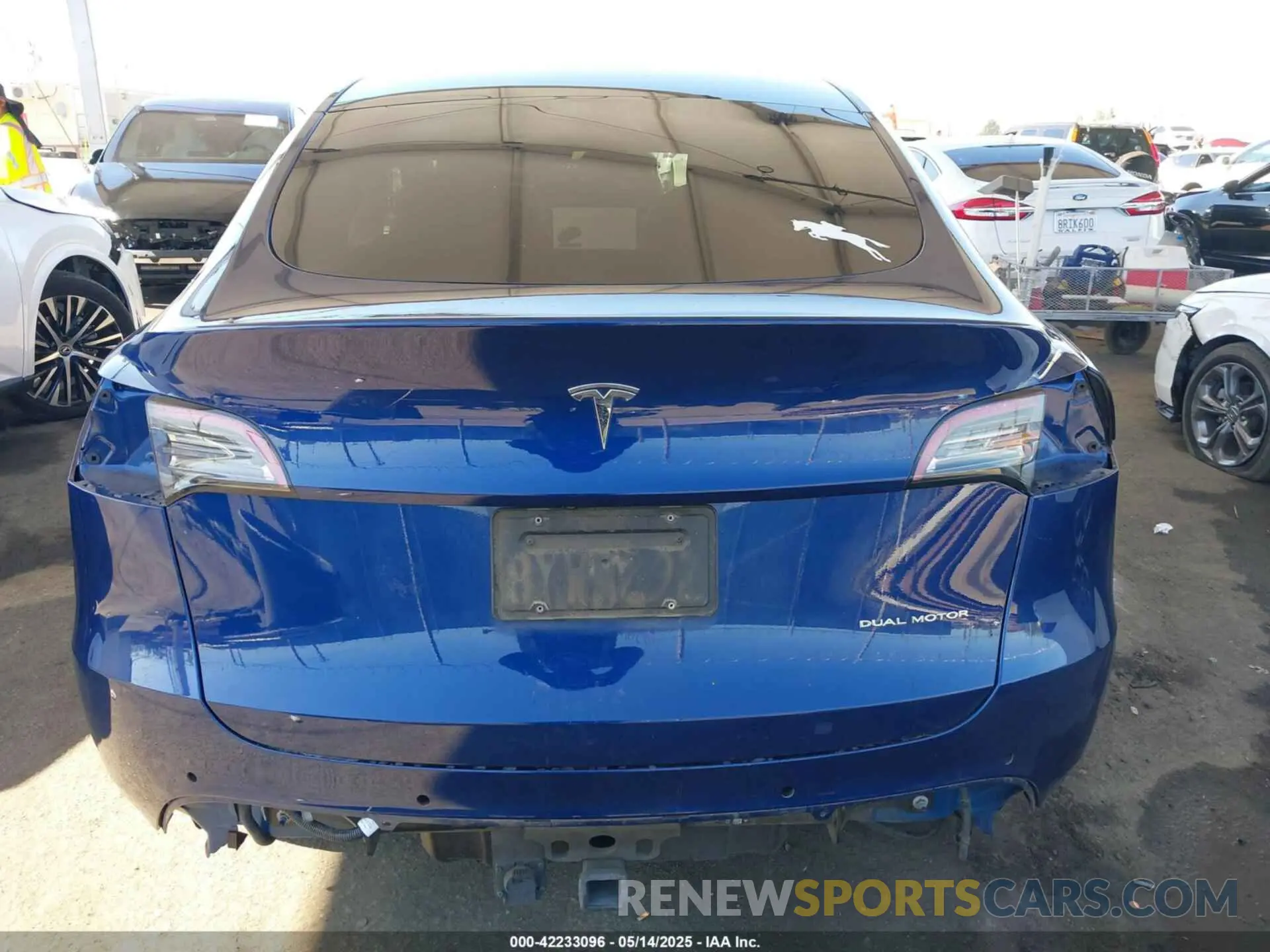 17 Фотография поврежденного автомобиля 5YJYGDEE1MF296454 TESLA MODEL Y 2021