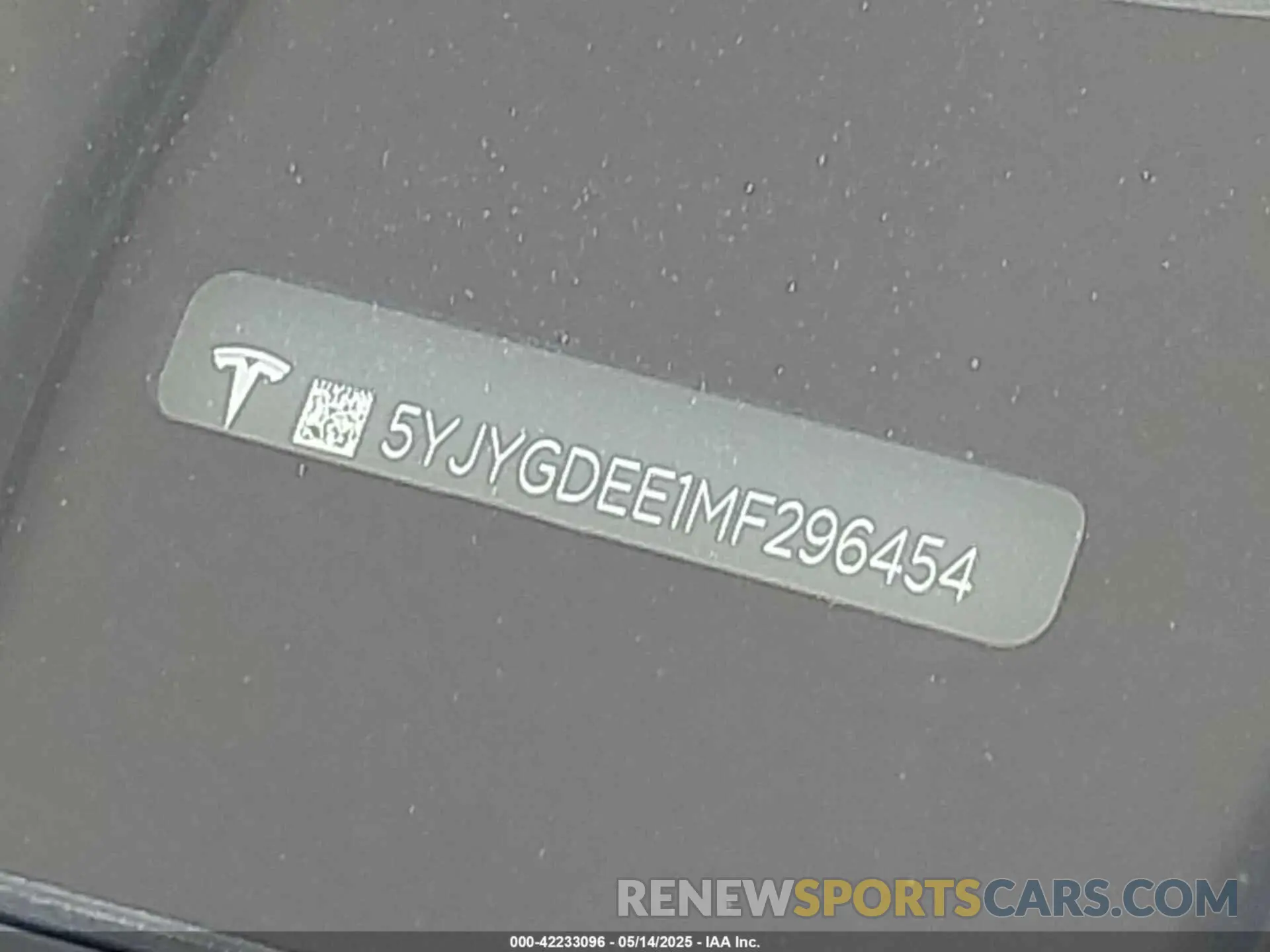 9 Фотография поврежденного автомобиля 5YJYGDEE1MF296454 TESLA MODEL Y 2021