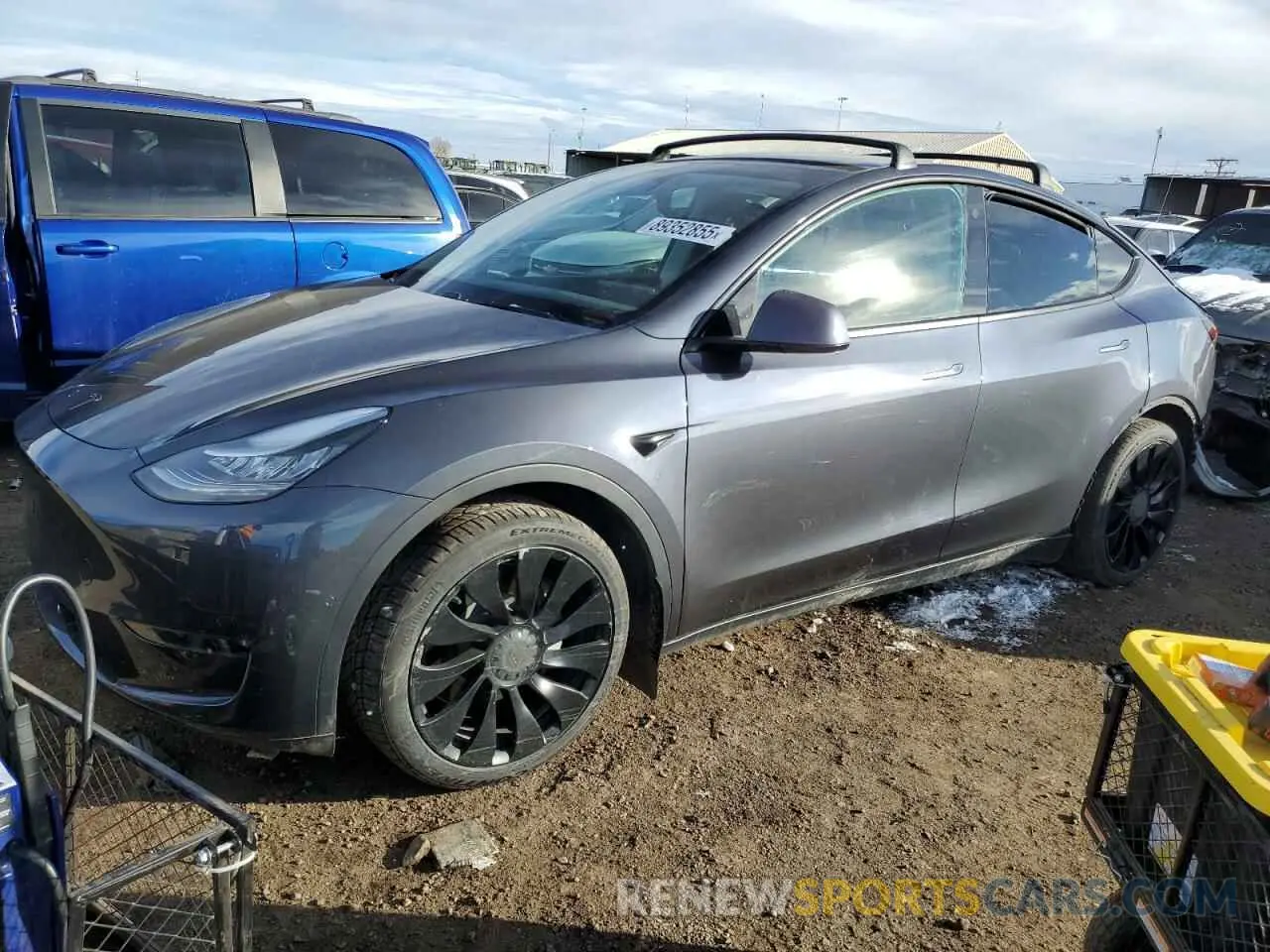 1 Фотография поврежденного автомобиля 5YJYGDEE2MF065398 TESLA MODEL Y 2021