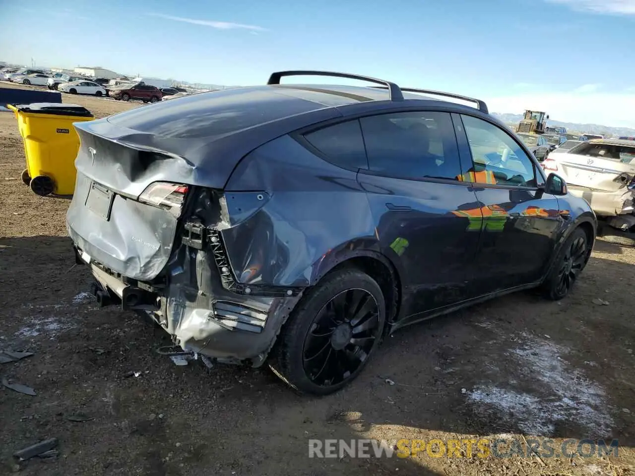 3 Фотография поврежденного автомобиля 5YJYGDEE2MF065398 TESLA MODEL Y 2021