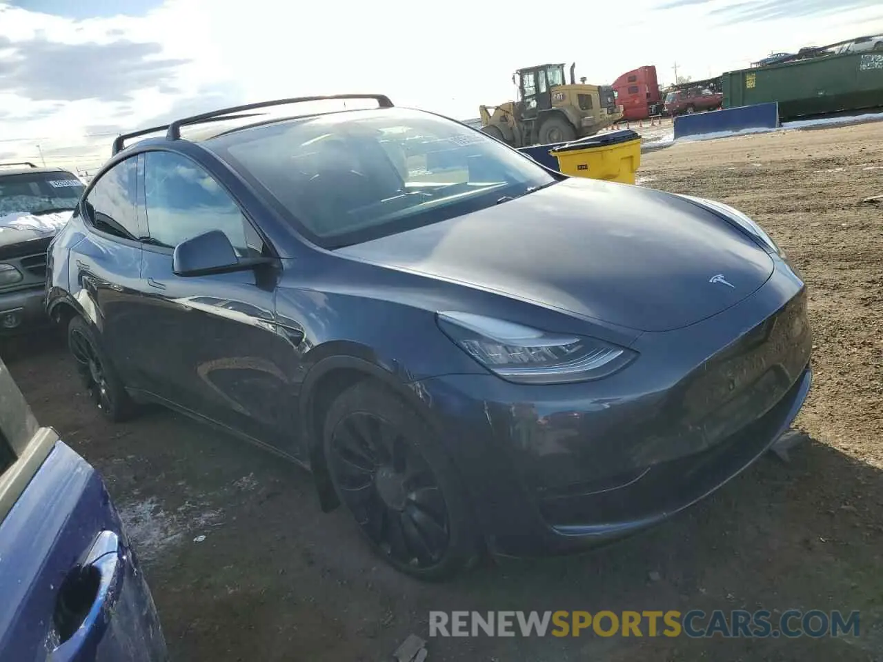 4 Фотография поврежденного автомобиля 5YJYGDEE2MF065398 TESLA MODEL Y 2021