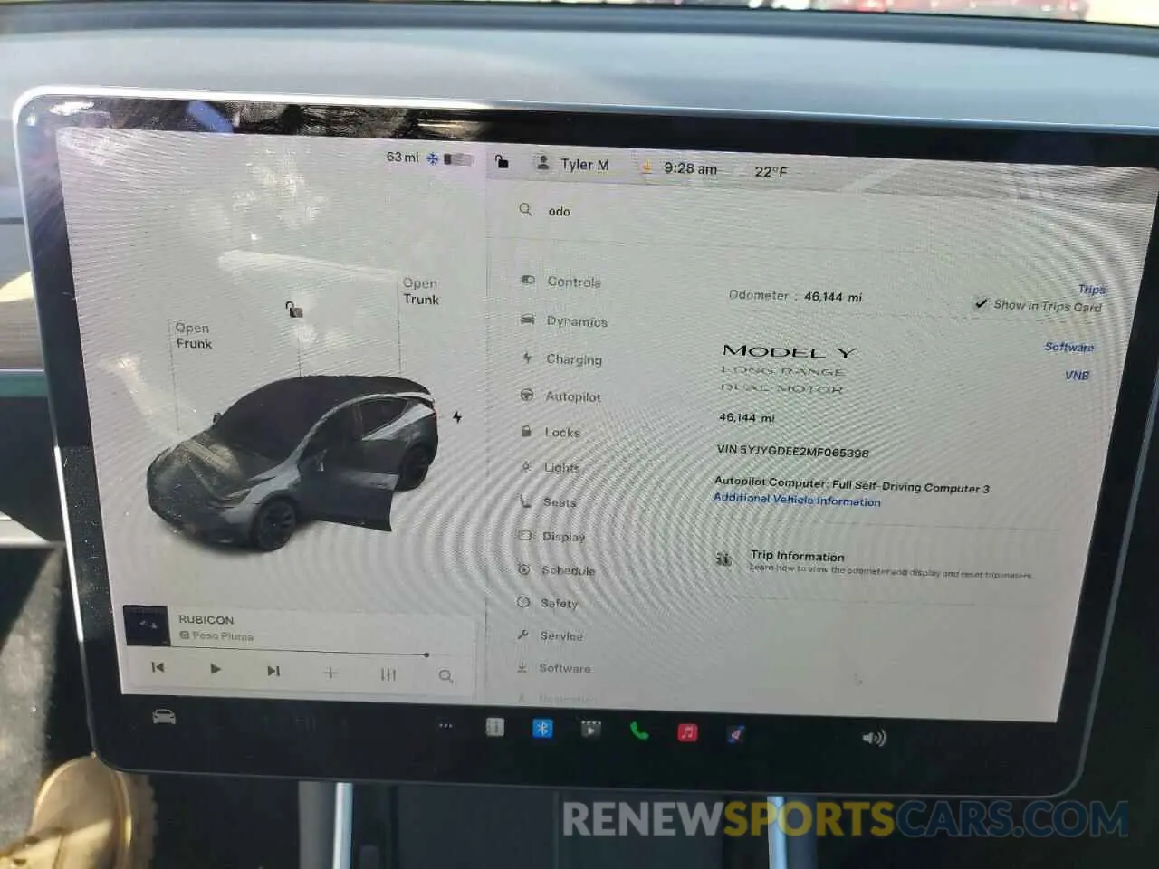 9 Фотография поврежденного автомобиля 5YJYGDEE2MF065398 TESLA MODEL Y 2021