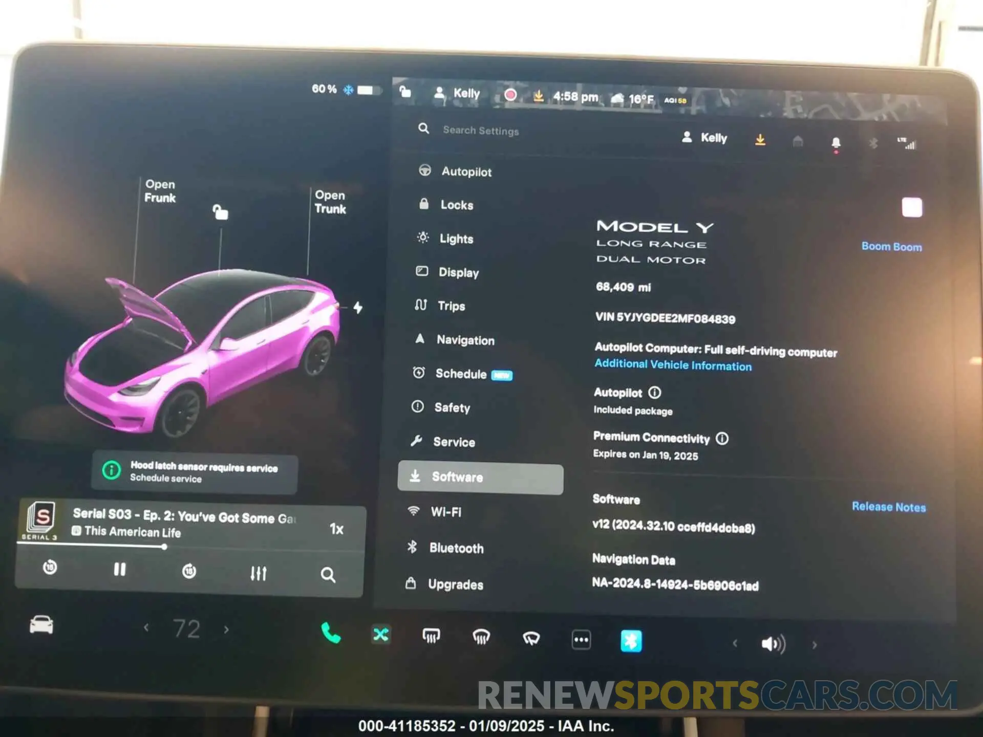 7 Фотография поврежденного автомобиля 5YJYGDEE2MF084839 TESLA MODEL Y 2021