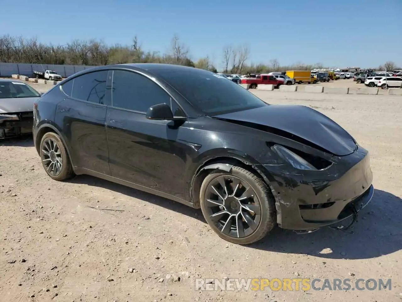 4 Фотография поврежденного автомобиля 5YJYGDEE2MF088194 TESLA MODEL Y 2021