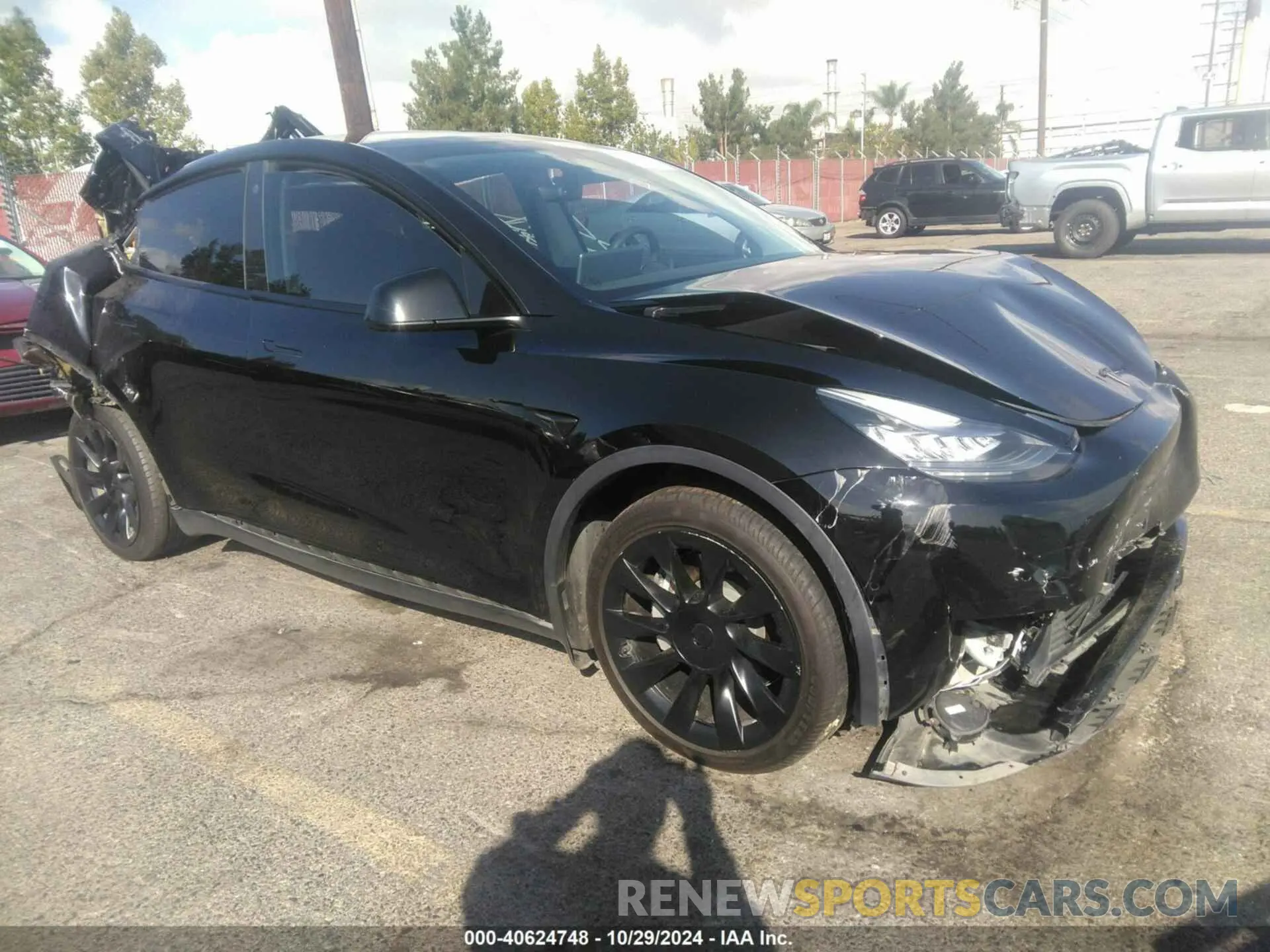 1 Фотография поврежденного автомобиля 5YJYGDEE2MF097624 TESLA MODEL Y 2021