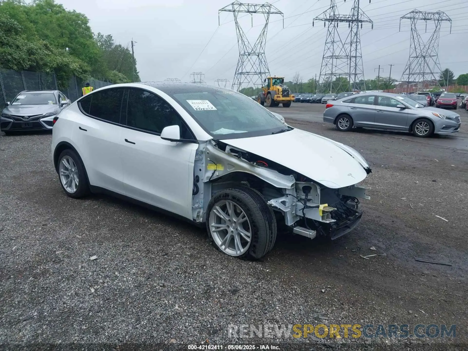 1 Фотография поврежденного автомобиля 5YJYGDEE2MF098692 TESLA MODEL Y 2021