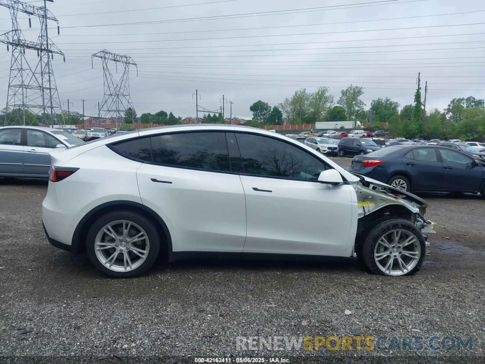 13 Фотография поврежденного автомобиля 5YJYGDEE2MF098692 TESLA MODEL Y 2021