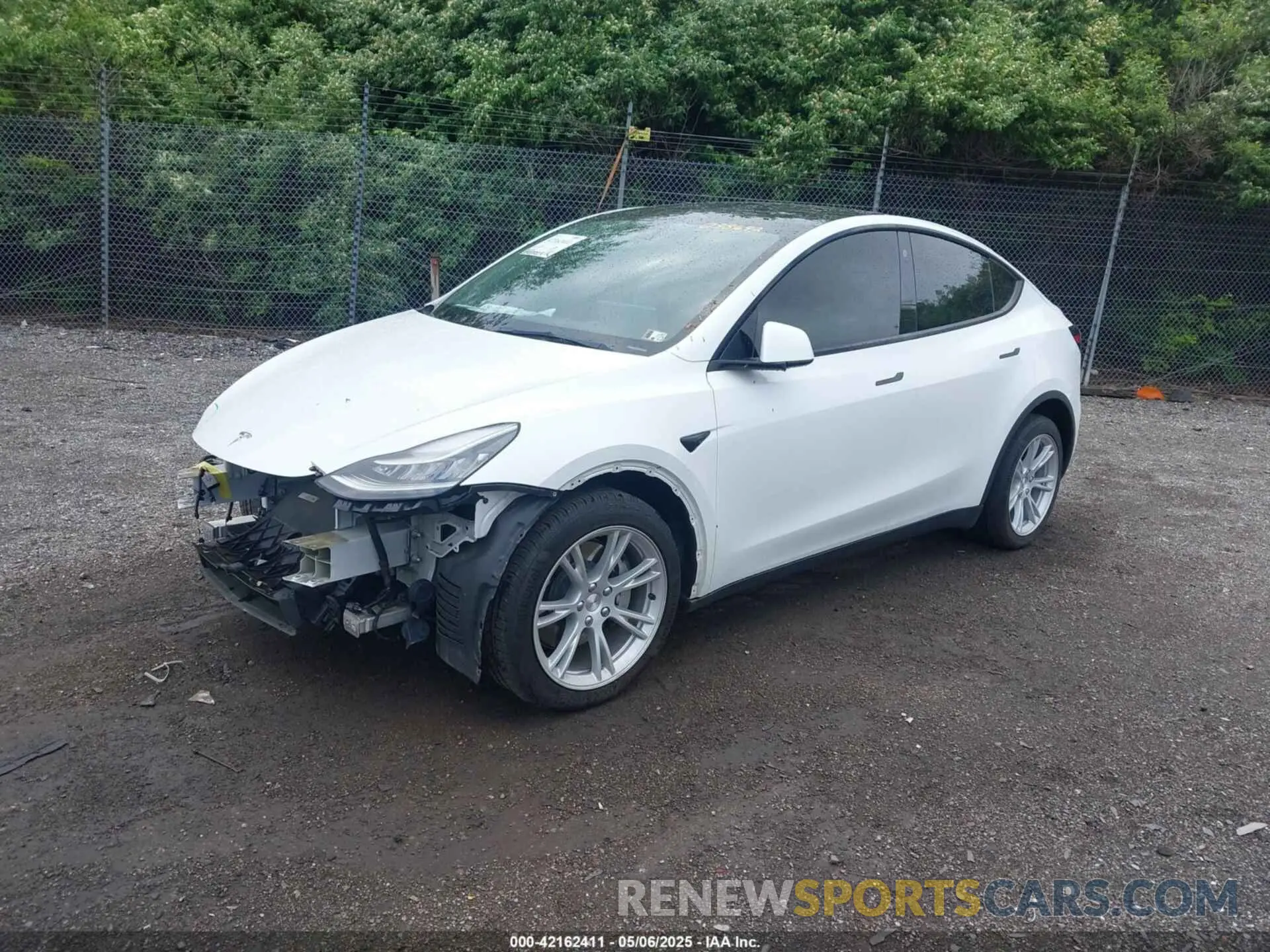 2 Фотография поврежденного автомобиля 5YJYGDEE2MF098692 TESLA MODEL Y 2021