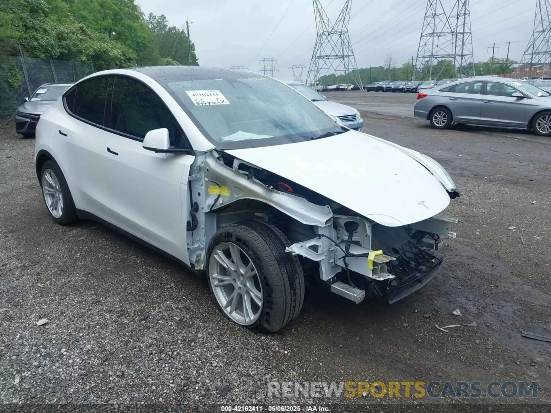 21 Фотография поврежденного автомобиля 5YJYGDEE2MF098692 TESLA MODEL Y 2021