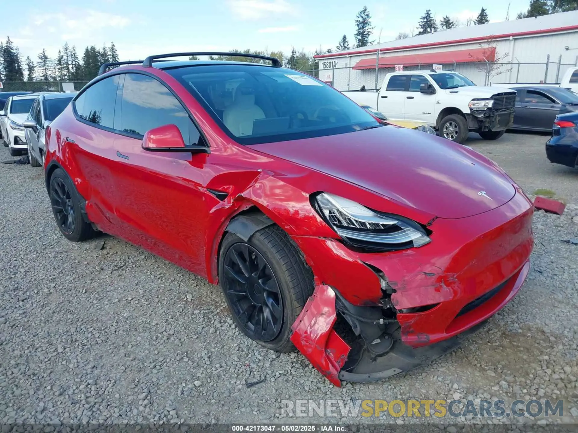 6 Photograph of a damaged car 5YJYGDEE2MF099373 TESLA MODEL Y 2021
