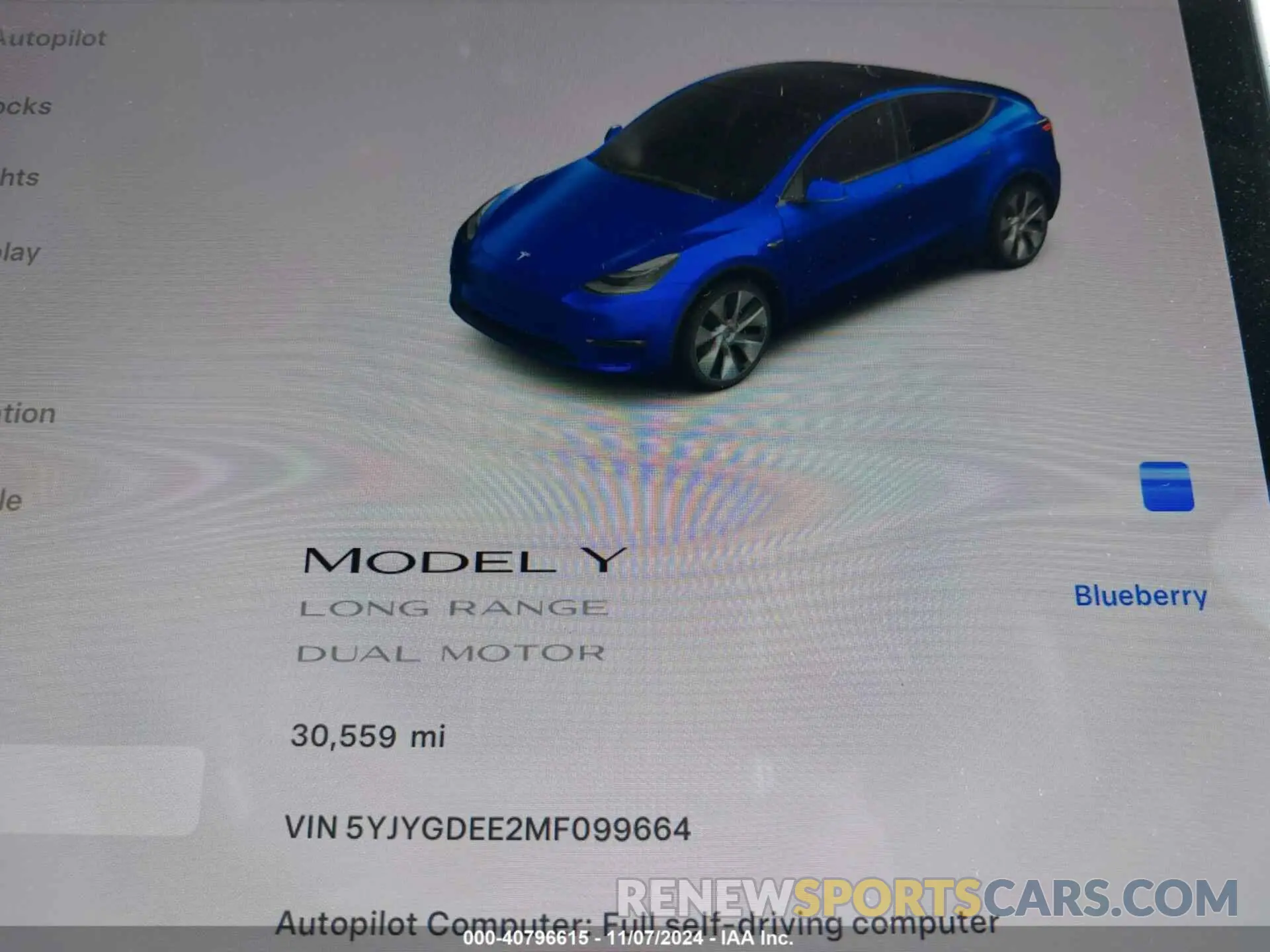 7 Фотография поврежденного автомобиля 5YJYGDEE2MF099664 TESLA MODEL Y 2021