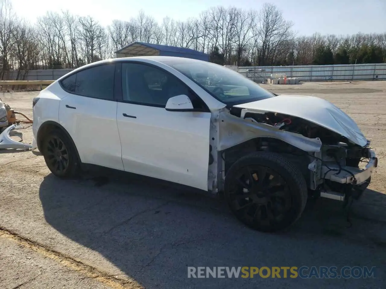 4 Фотография поврежденного автомобиля 5YJYGDEE2MF100232 TESLA MODEL Y 2021