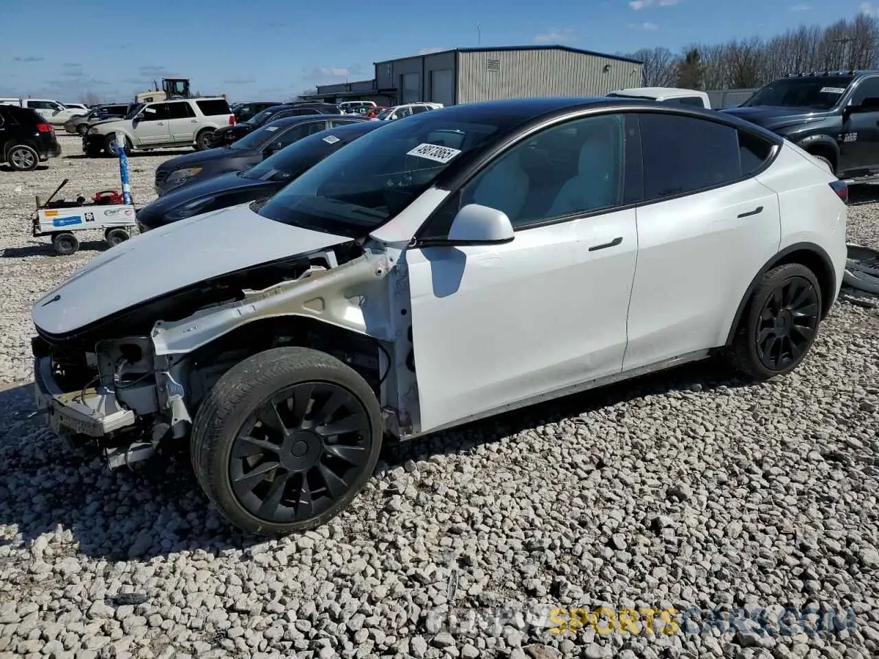 1 Фотография поврежденного автомобиля 5YJYGDEE2MF161905 TESLA MODEL Y 2021