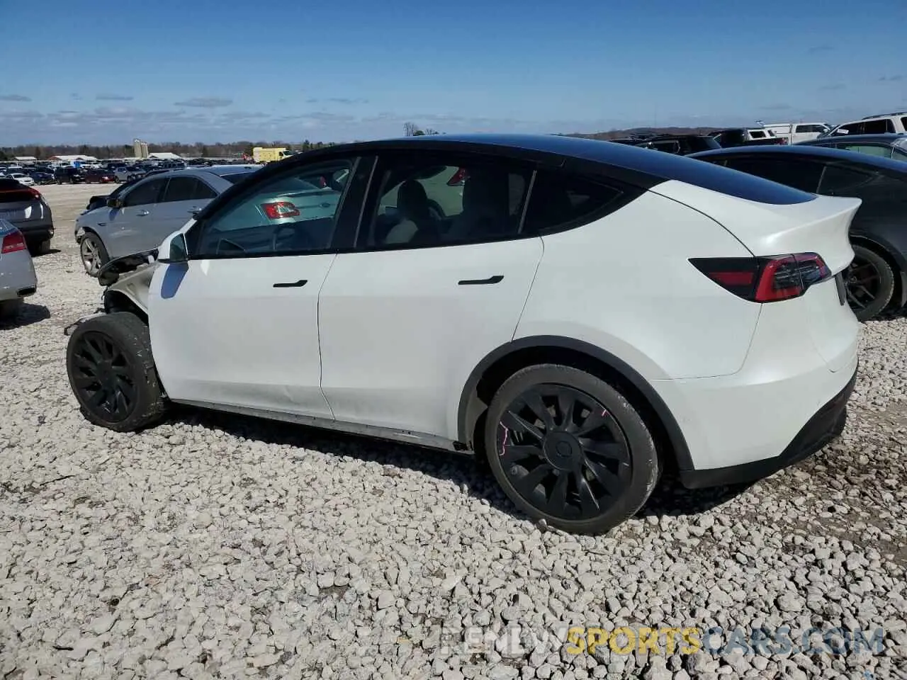 2 Фотография поврежденного автомобиля 5YJYGDEE2MF161905 TESLA MODEL Y 2021
