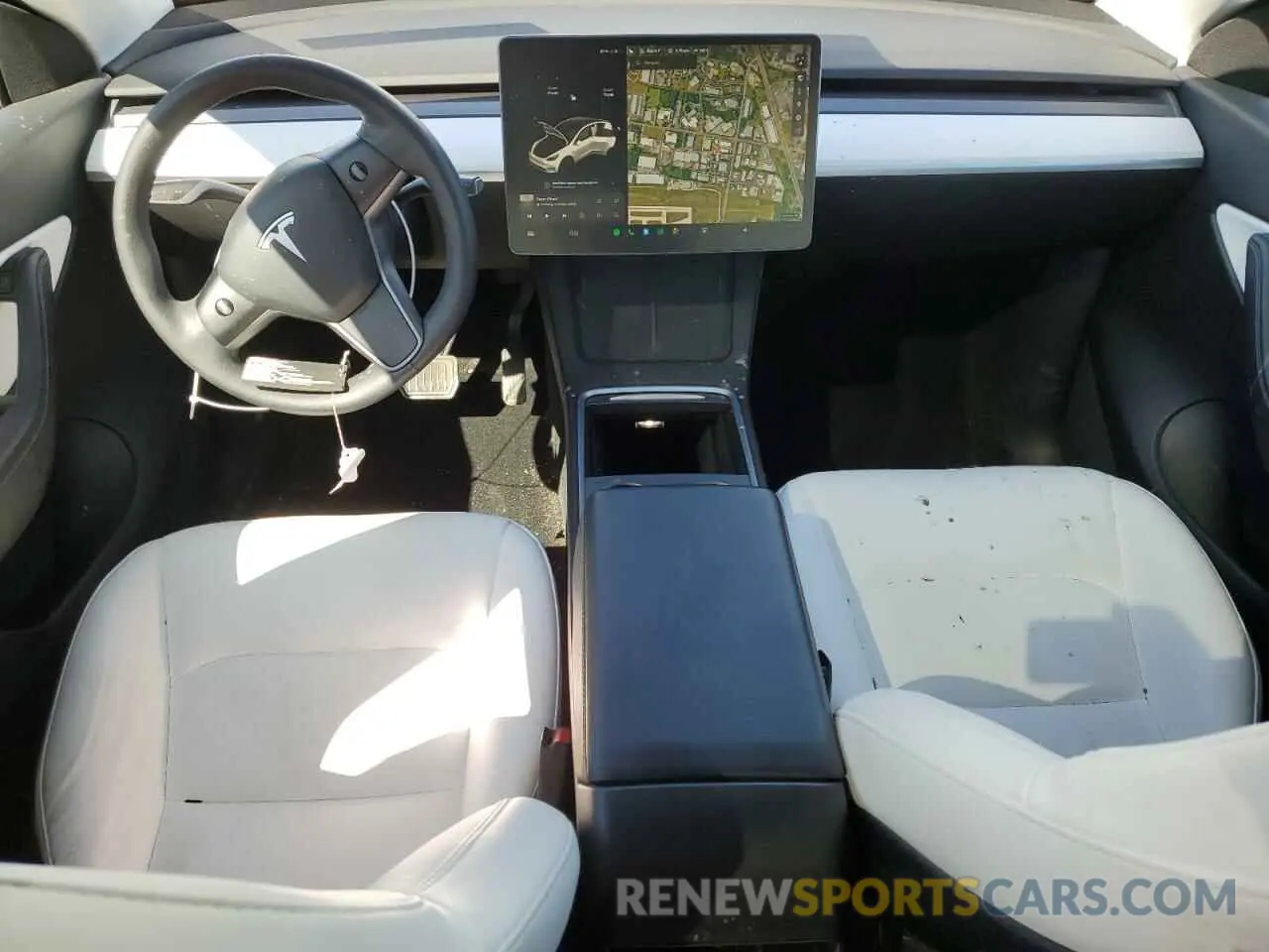 8 Фотография поврежденного автомобиля 5YJYGDEE2MF161905 TESLA MODEL Y 2021