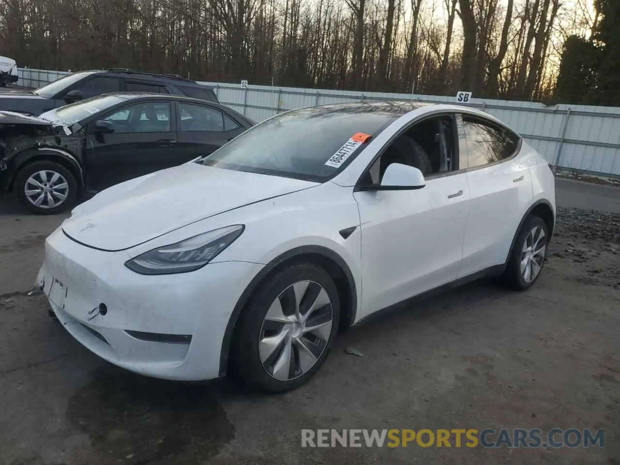 1 Фотография поврежденного автомобиля 5YJYGDEE2MF191793 TESLA MODEL Y 2021
