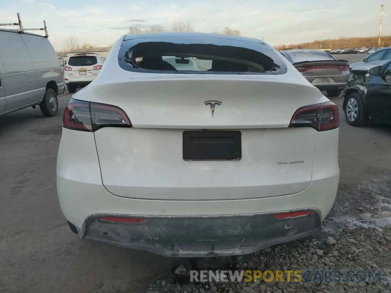 6 Фотография поврежденного автомобиля 5YJYGDEE2MF191793 TESLA MODEL Y 2021