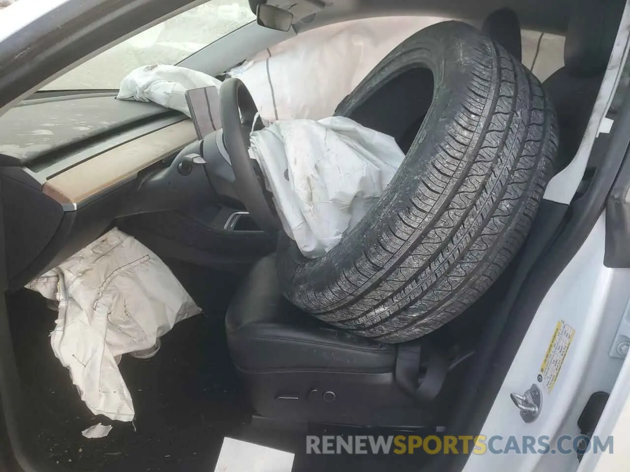 7 Фотография поврежденного автомобиля 5YJYGDEE2MF191793 TESLA MODEL Y 2021