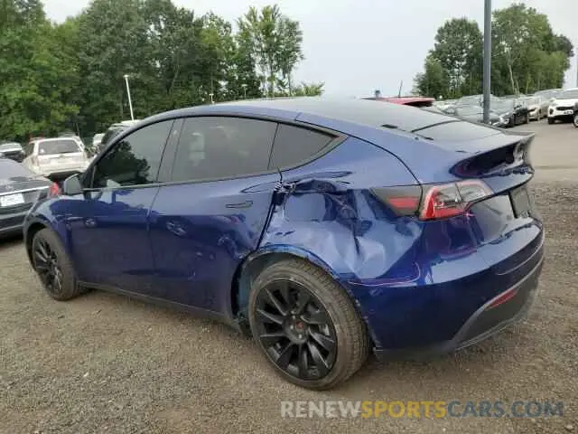 2 Фотография поврежденного автомобиля 5YJYGDEE2MF267660 TESLA MODEL Y 2021