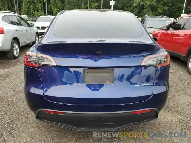 6 Фотография поврежденного автомобиля 5YJYGDEE2MF267660 TESLA MODEL Y 2021