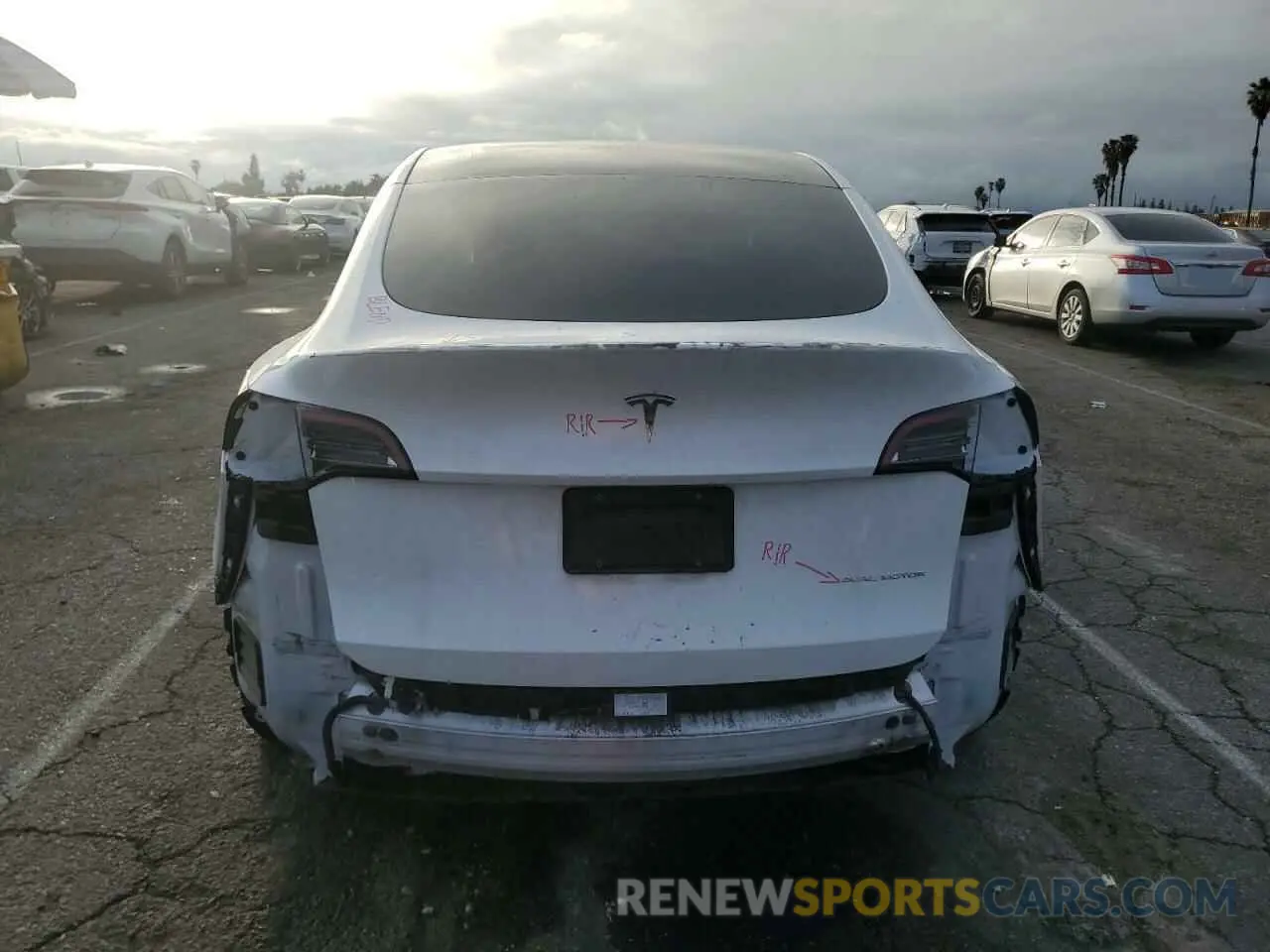 6 Фотография поврежденного автомобиля 5YJYGDEE2MF278223 TESLA MODEL Y 2021