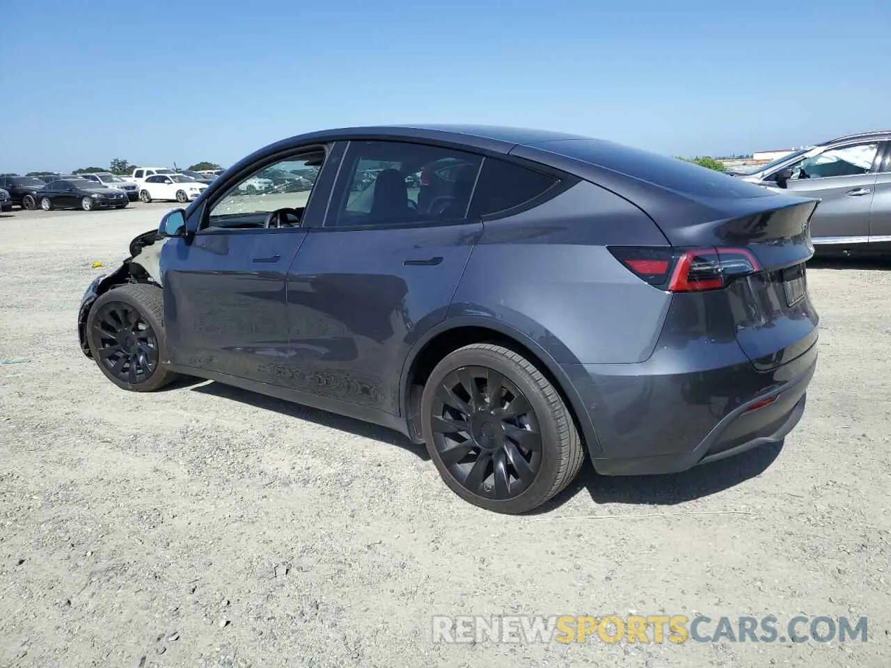 2 Photograph of a damaged car 5YJYGDEE2MF296446 TESLA MODEL Y 2021