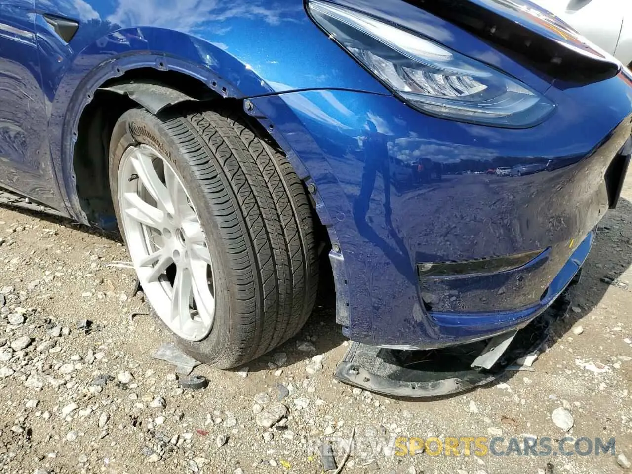 9 Фотография поврежденного автомобиля 5YJYGDEE2MF296804 TESLA MODEL Y 2021