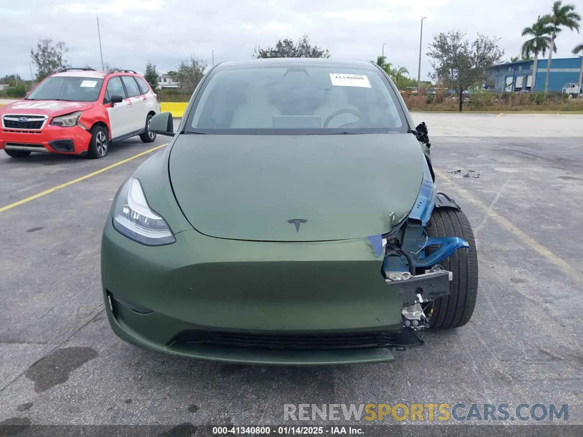 12 Photograph of a damaged car 5YJYGDEE2MF298956 TESLA MODEL Y 2021