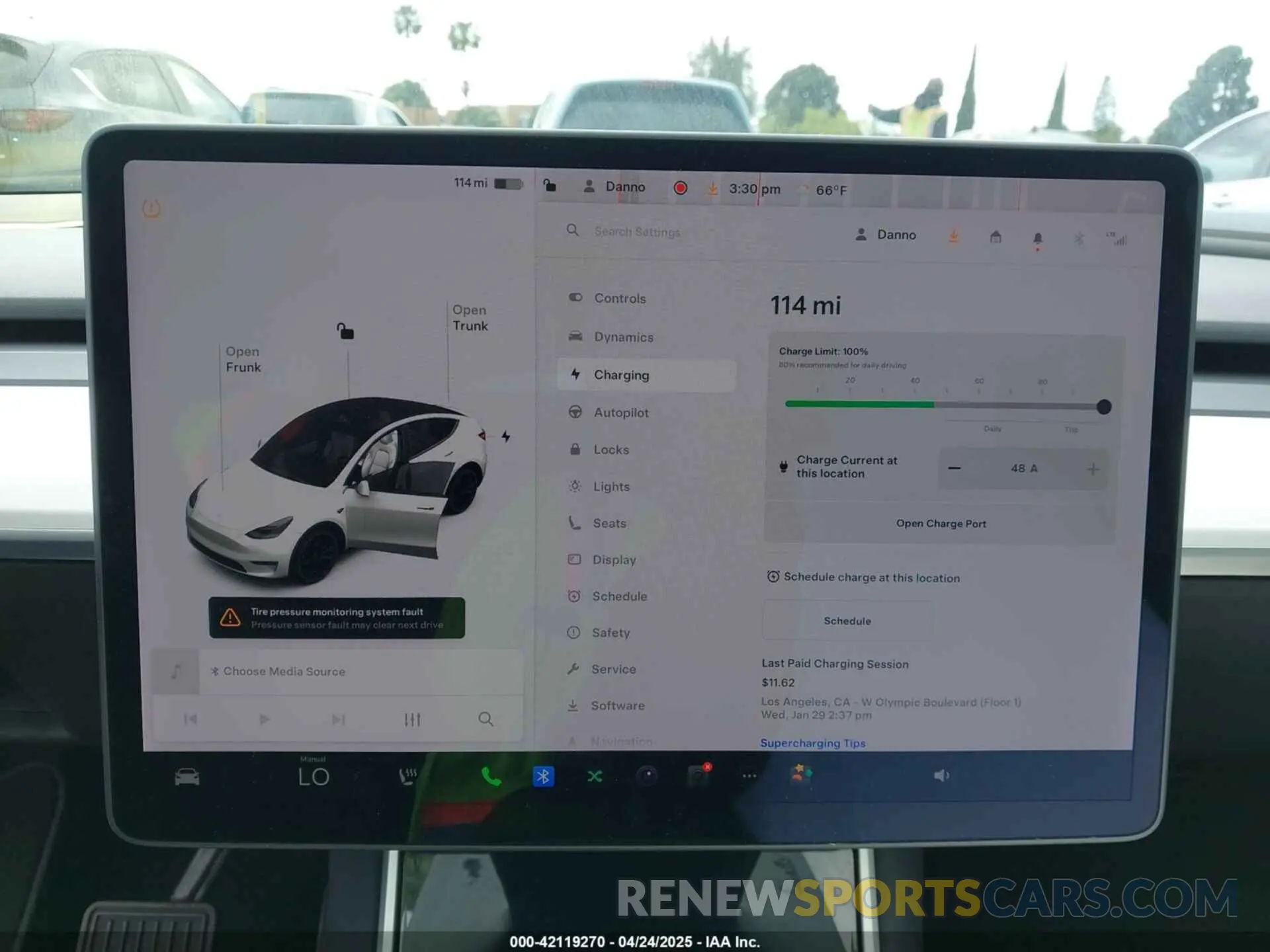 17 Фотография поврежденного автомобиля 5YJYGDEE3MF081304 TESLA MODEL Y 2021