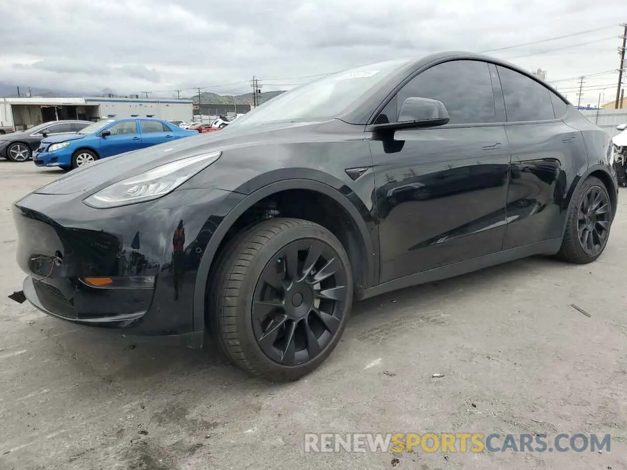 1 Фотография поврежденного автомобиля 5YJYGDEE3MF084655 TESLA MODEL Y 2021